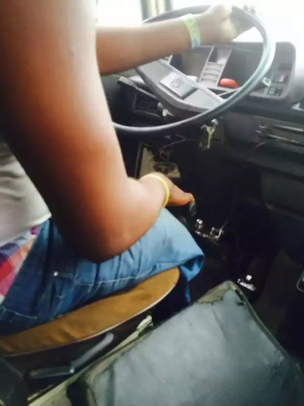 Have You Seen This Legless Lagos Danfo Bus Driver? (See Photos)